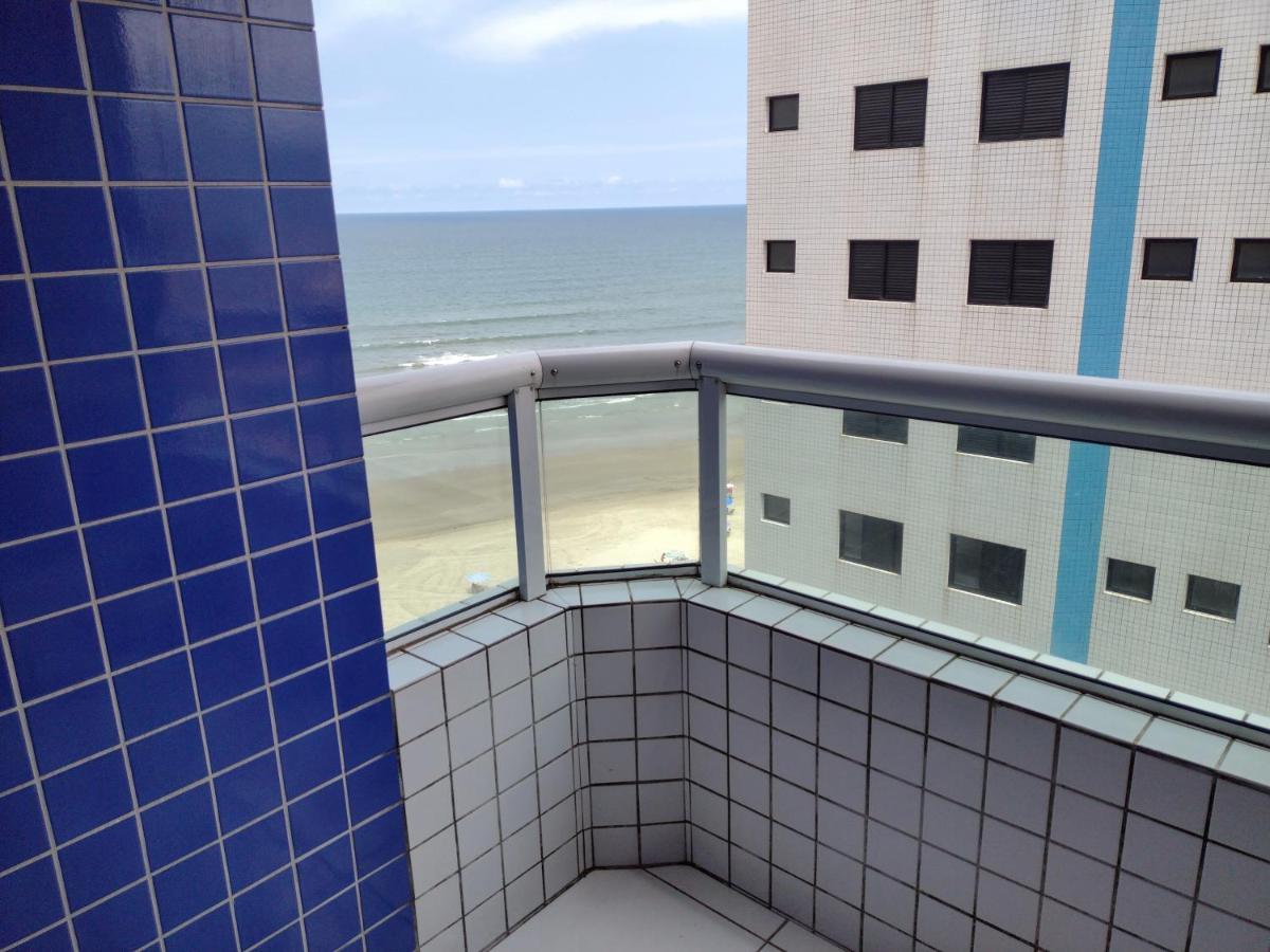 Belo Apartamento Com Vistas Para O Mar - Pe Na Areia - Churrasqueira Na Varanda Praia Grande  Luaran gambar