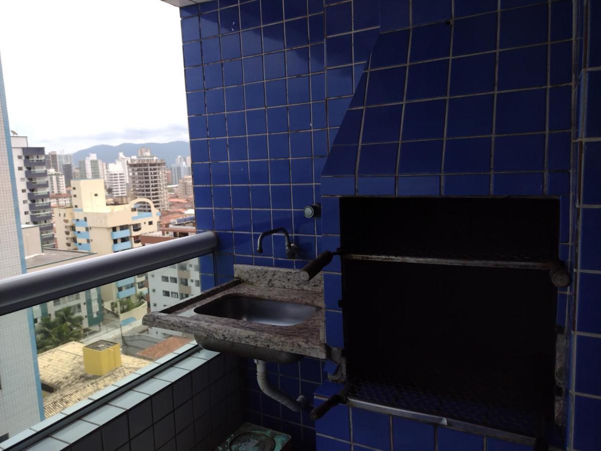 Belo Apartamento Com Vistas Para O Mar - Pe Na Areia - Churrasqueira Na Varanda Praia Grande  Luaran gambar