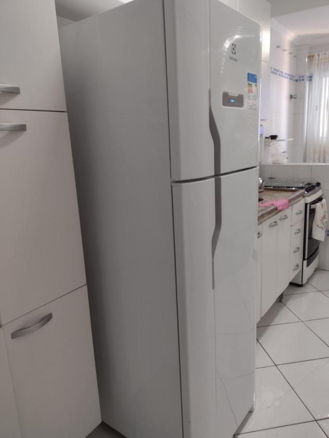 Belo Apartamento Com Vistas Para O Mar - Pe Na Areia - Churrasqueira Na Varanda Praia Grande  Luaran gambar