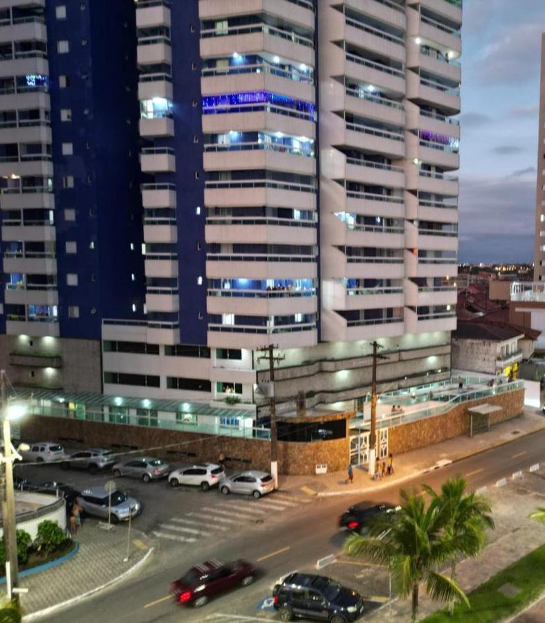 Belo Apartamento Com Vistas Para O Mar - Pe Na Areia - Churrasqueira Na Varanda Praia Grande  Luaran gambar